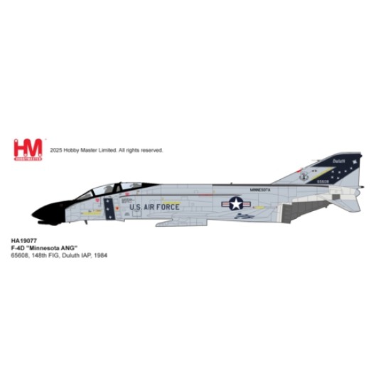 HA19077 - 1/72 F-4D MINNESOTA ANG 65608, 148TH FIG, DULUTH IAP, 1984