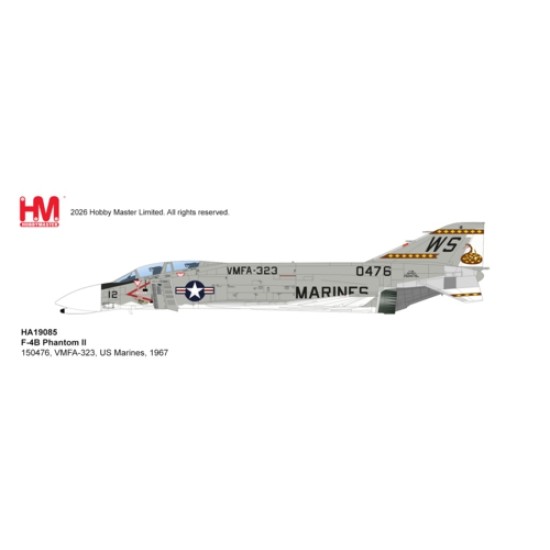 HA19085 - 1/72 F-4B PHANTOM - 150476, VMFA-323, US MARINES, 1967