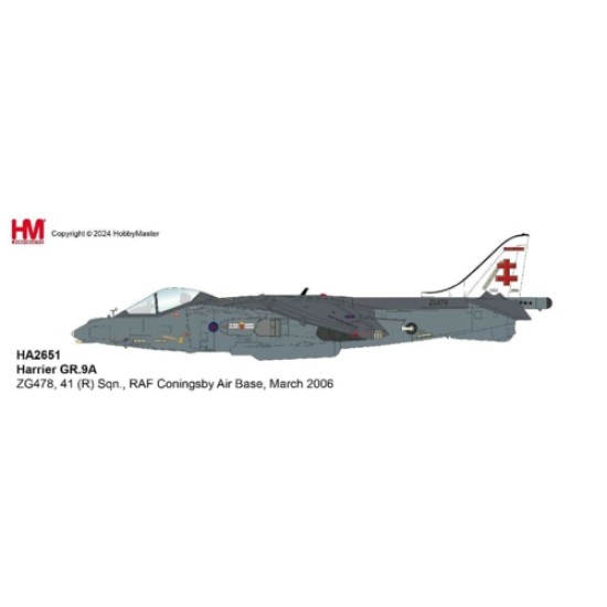 1/72 HARRIER GR.9A ZG478, 41 (R) SQN, RAF CONINGSBY AIR BASE