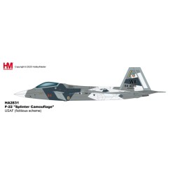 HA2831 - 1/72 F-22 SPLINTER CAMOUFLAGE, USAF (FICTITIOUS SCHEME)
