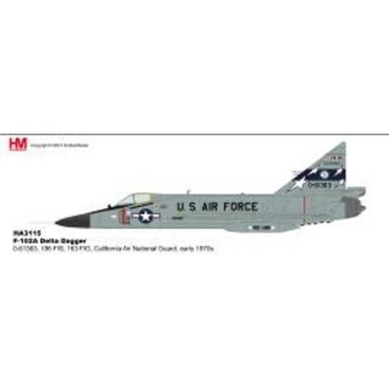 1/72 F-102A DELTA DAGGER 0-61363, 196 FIS, 163 FIG, CALIFORN