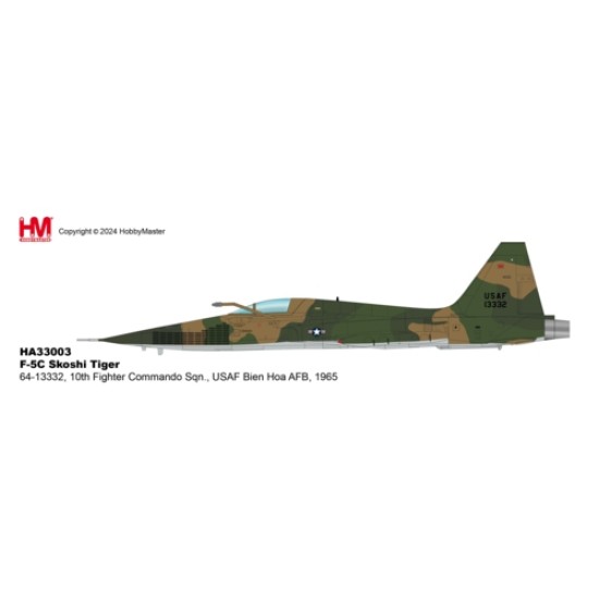 HA33003 - 1/72 F-5C SKOSHI TIGER 64-13332, 10TH FIGHTER COMMANDO SQN., USAF BIEN HOA AFB, 1965