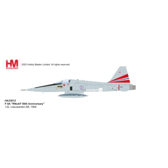 HA33013 - 1/72 F-5A RNOAF 50TH ANNIVERSARY - 132, LEEUWARDEN AB, 1994 HA33013 - 1/72 F-5A RNOAF 50TH ANNIVERSARY - 132, LEEUWARDEN AB, 1994
