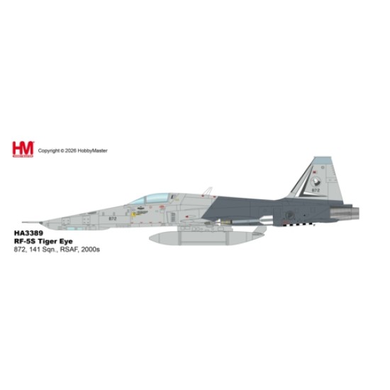 HA3389 - 1/72 RF-5S TIGER EYE, 872, 141 SQN., RSAF, 2000S