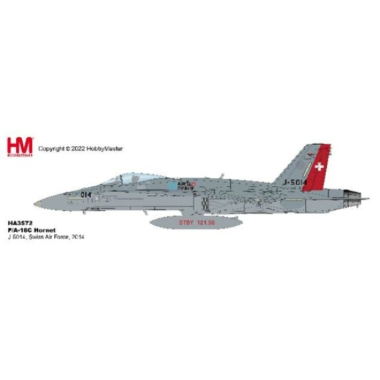 1/72 F/A-18C HORNET J-5014, SWISS AIR FORCE, 2014