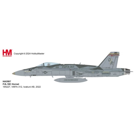 HA3587 - 1/72 F/A-18C HORNET 165227, VMFA-312, MCAS IWAKUNI,  YAMAGUCHI, 2022
