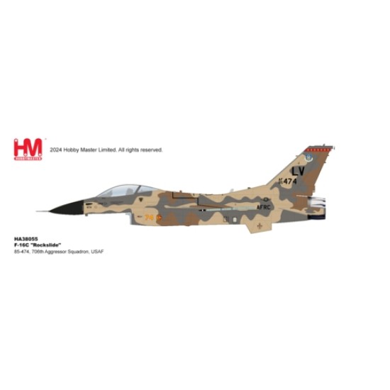 HA38055 - 1/76 F-16C ROCKSLIDE 85-474, 706TH AGGRESSOR SQUADRON, USAF