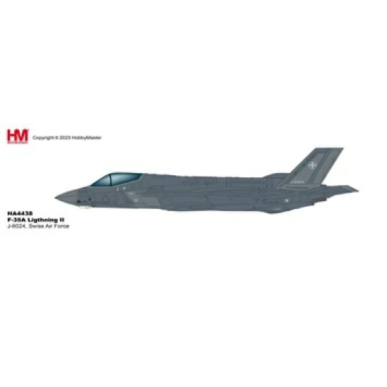 HA4438 - 1/72 LOCKHEED F-35A LIGHTNING II J-6024, SWISS AIR FORCE 2023