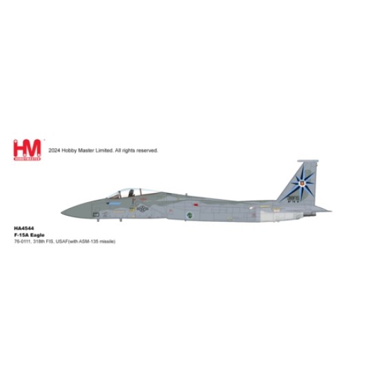 HA4544 - 1/72 F-15A EAGLE 76-0111, 318TH FIS, USAF (WITH ASM-135 MISSILE)