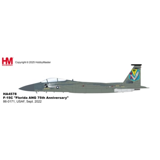 HA4578 - 1/72 F-15C FLORIDA ANG 7TH ANNIVERSARY - 86-0171, USAF, SEPT 2022 HA4578 - 1/72 F-15C FLORIDA ANG 7TH ANNIVERSARY - 86-0171, USAF, SEPT 2022