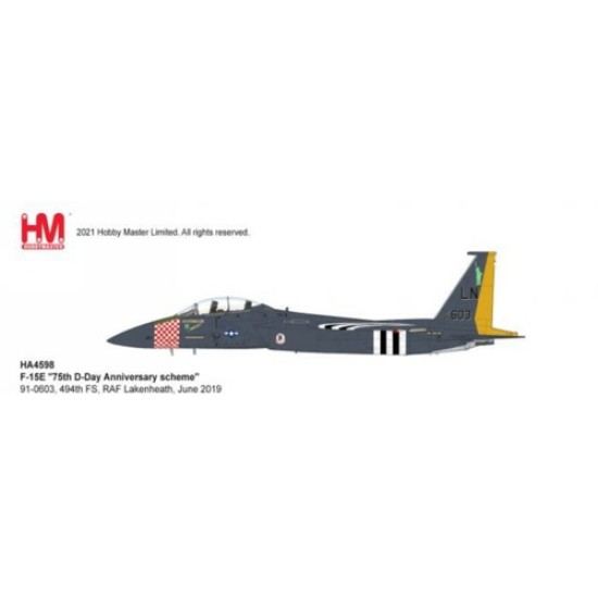 1/72 F-15E 75TH D-DAY ANNIVERSARY SCHEME 91-0603, 494TH FS,