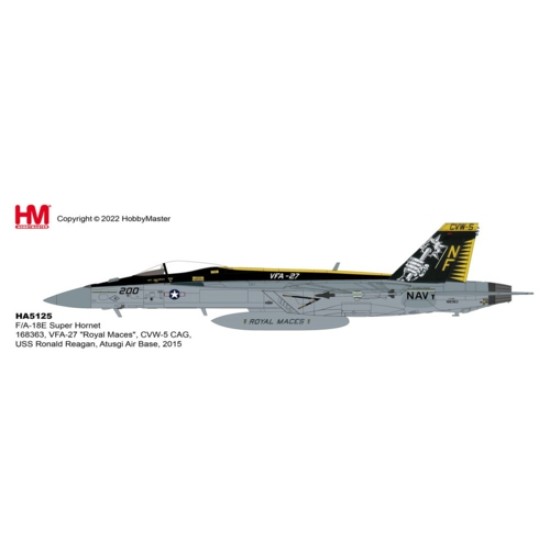 1/72 F/A-18E SUPER HORNET 168363, VFA-27 ROYAL MACES, CVW-5