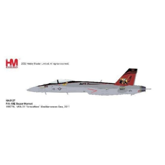 1/72 F/A-18E SUPER HORNET 166776 VFA-31 TOMCATTERS MEDITERRANEAN SEA 2011 HA5127