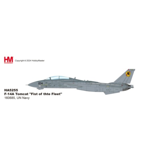 HA5255 - 1/72 GRUMMAN F-14A TOMCAT FIST OF THE FLEET 160685, US NAVY