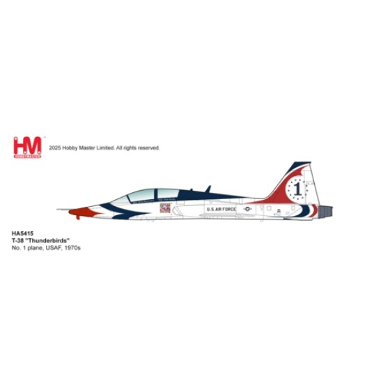 HA5415 - 1/72 T-38 THUNDERBIRDS NO.1 PLANE, USAF, 1970S