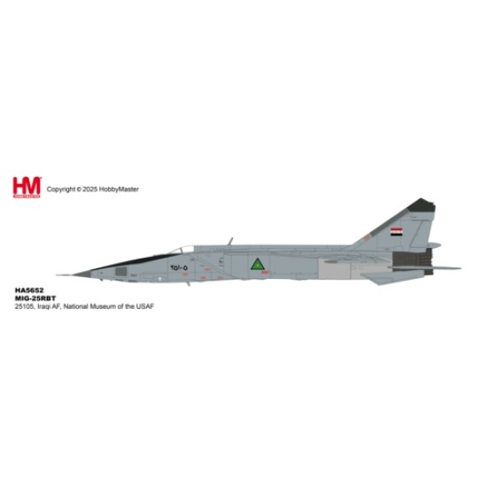 HA5652 - 1/72 MIG-25RBT25105, IRAQI AF, NATIONAL MUSEUM OF THE USAF