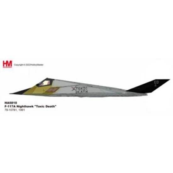 1/72 F-117A NIGHTHAWK TOXIC DEATH 79-10781, 1991 HA5810