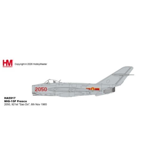 HA5917 - 1/72 MIG-17F FRESCO - 2050, 921ST SAO DO, 6 NOV. 1965