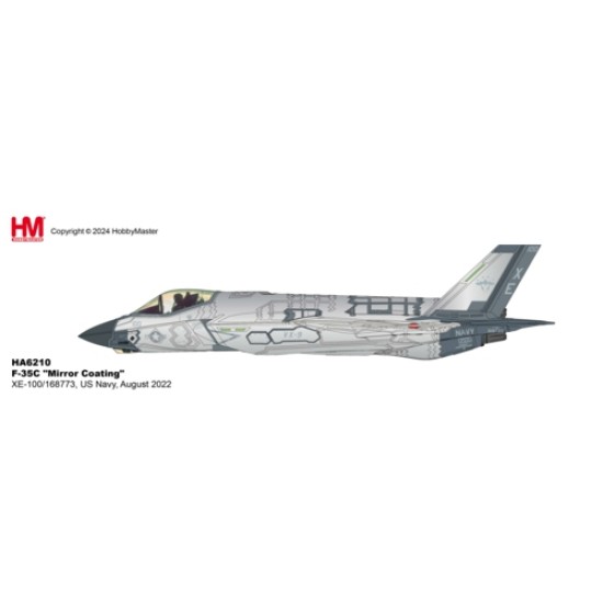 HA6210 - 1/72 F-35C MIRROR COATING, XE-100/168733, US NAVY, AUGUST 2022
