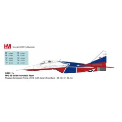 1/72 MIG-29 STRIZHI AEROBATIC TEAM RUSSIAN AEROSPACE FORCE,