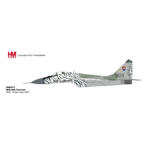 1/72 MIG-29A FULCRUM 6829 SLOVAK TIGER 2002