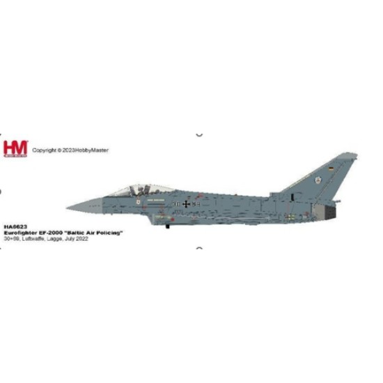 1/72 EUROFIGHTER EF-2000 BALTIC AIR POLICING 30 89 LUFTWAFFE LAGGE JULY 2022