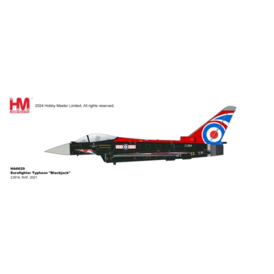 HA6629CR - 1/72 EUROFIGHTER TYPHOON BLACKJACK ZJ914, RAF, 2021 - PRICES TO BE CONFIRMED