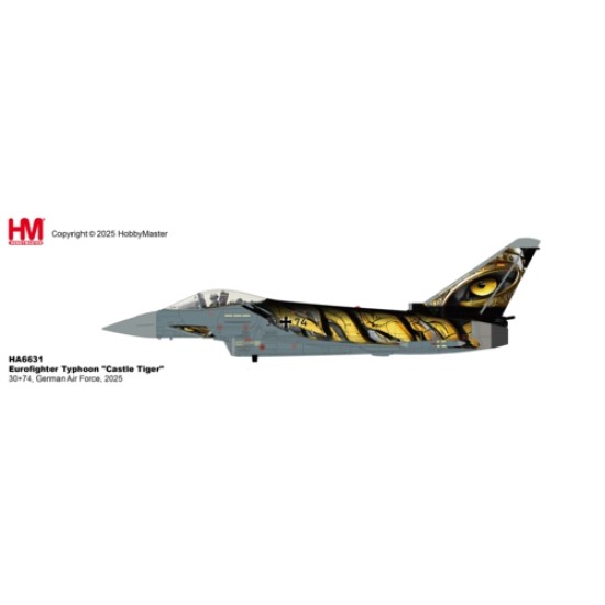 HA6631  - 1/72 EUROFIGHTER TYPHOON CASTLE TIGER 30 AND 74, GERMAN AIR FORCE, 2025
