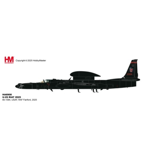 HA6908 - 1/72 U-2S RIAT 2025 - 80-1094, USAF, RAF FAIRFORD, 2025  CORE RANGE HA6908 - 1/72 U-2S RIAT 2025 - 80-1094, USAF, RAF FAIRFORD, 2025  CORE RANGE