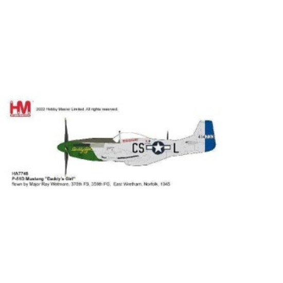 1/48 P-51D MUSTANG DADDY'S GIRL MAJOR RAY WETMORE 370TH FS 359TH FG HA7748