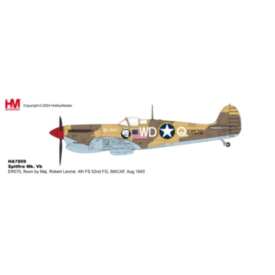 HA7859 - 1/48 SPITFIRE MK.VB TROP ER570, 4TH FS, 52ND FG, MACAF, AUGUST 1943