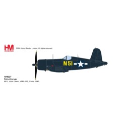 HA8227 - 1/48 F4U-4 CORSAIR N51, JOHN GLENN, VMF-155, CHINA 1945 HA8227 - 1/48 F4U-4 CORSAIR N51, JOHN GLENN, VMF-155, CHINA 1945