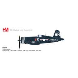 HA8228 - 1/48 F4U-4 CORSAIR, BUNO 97380, CAPT. PHILLIP C. DELONG, VMF-312, USS BATAAN, APRIL 1951 HA8228 - 1/48 F4U-4 CORSAIR, BUNO 97380, CAPT. PHILLIP C. DELONG, VMF-312, USS BATAAN, APRIL 1951