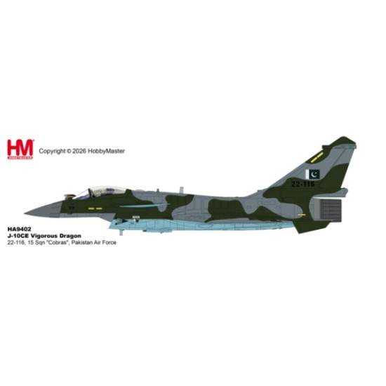 1/72 J-10CE VIGOROUS DRAGON, 22-116, 15 SQN, COBRAS, PAKISTA
