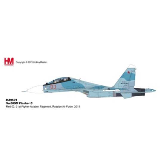 1/48 SU-30SM FLANKER C RED 03 31ST FIGHTER AVIATION REGIMENT HA9501