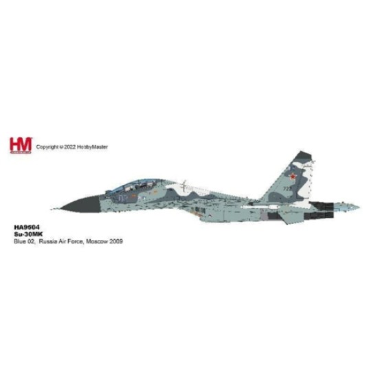 1/72 SU-30MK BLUE 02, RUSSIA AIR FORCE, MOSCOW 2009