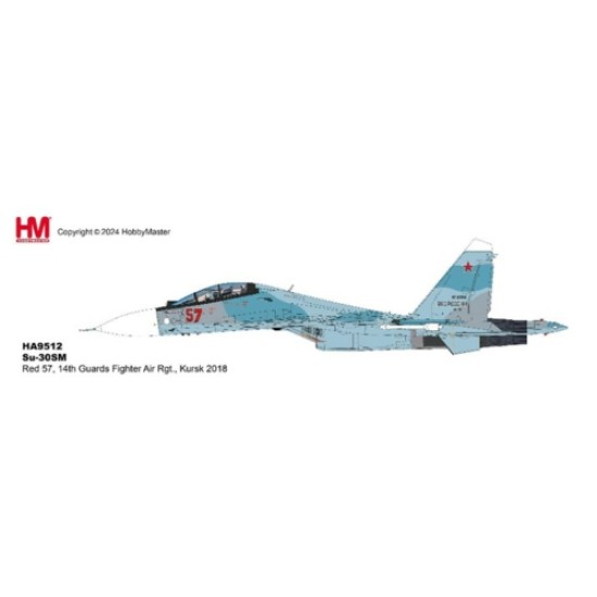 1/72 SU-30SM RED 57/RF-61768, RUSSIAN AIR FORCE, 2018