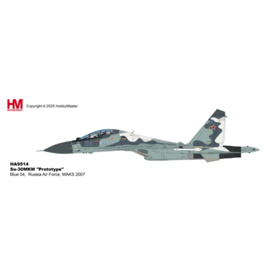 HA9514 - 1/72 SU-30MKM PROTOTYPE - BLUE 04,  RUSSIA AIR FORCE, MAKS 2007