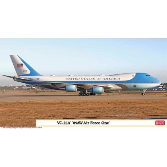 1/200 VC-25A 89AW AIR FORCE ONE KIT WITH RESIN PARTS 1/200 VC-25A 89AW AIR FORCE ONE KIT WITH RESIN PARTS
