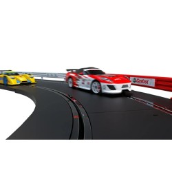 SCALEXTRIC CRASH BARRIERS WITH STICKERS