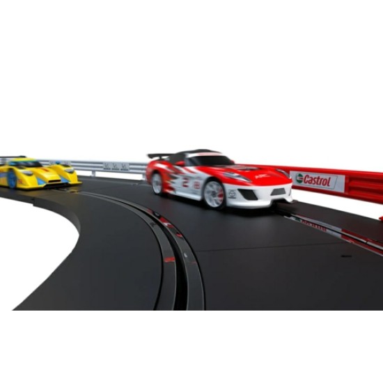 SCALEXTRIC CRASH BARRIERS WITH STICKERS