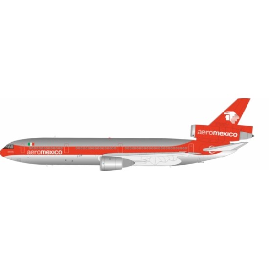 1/200 AEROMEXICO DC-10-30 N8228P POLISHED WITH STAND IF103AM0825P 1/200 AEROMEXICO DC-10-30 N8228P POLISHED WITH STAND IF103AM0825P