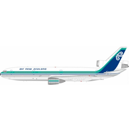 1/200 AIR NEW ZEALAND MCDONNELL DOUGLAS DC-10-30 REG.: ZK-NZN POLISHED WITH STAND WITH MAGNETIC GEAR