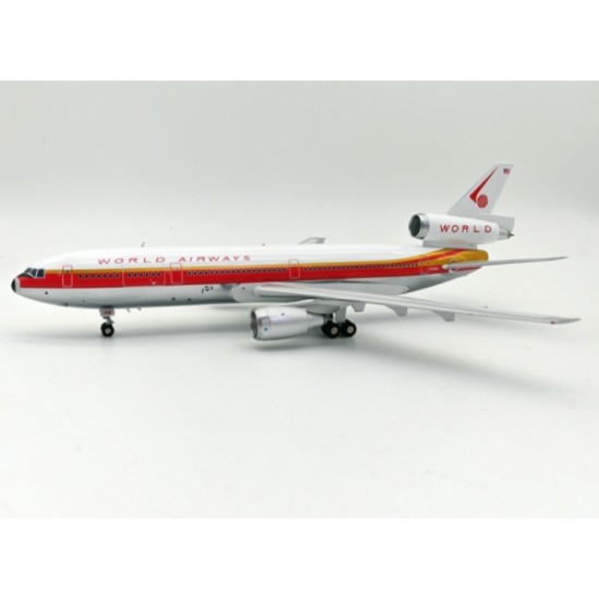 1/200 WORLD AIRWAYS DC-10-30CF N108WA WITH STAND IF103WA1123P