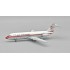1/200 DAN-AIR LONDON BAC 111-401AK ONE-ELEVEN G-AXCP POLISHED WITH STAND