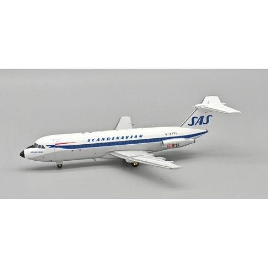 1/200 SAS - SCANDINAVIAN AIRLINES SYSTEM BAC 111-301AG ONE-ELEVEN G-ATPL WITH STAND 144 MODELS 1/200 SAS - SCANDINAVIAN AIRLINES SYSTEM BAC 111-301AG ONE-ELEVEN G-ATPL WITH STAND 144 MODELS