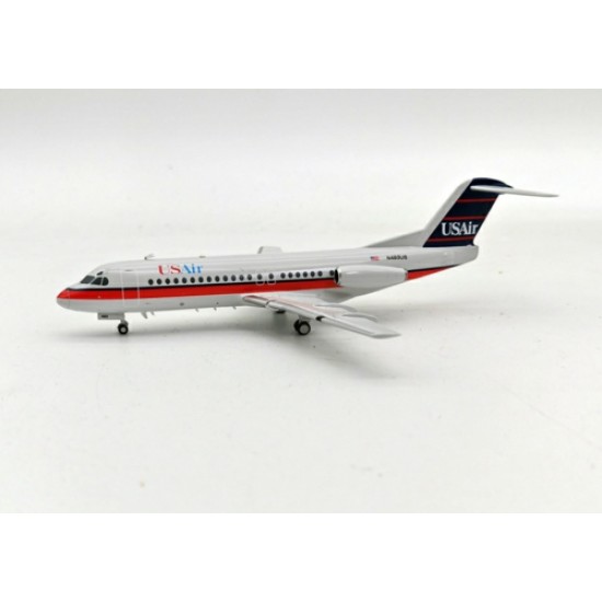 1/200 US AIR FOKKER F-28-4000 FELLOWSHIP N493US WITH STAND IF28US0319