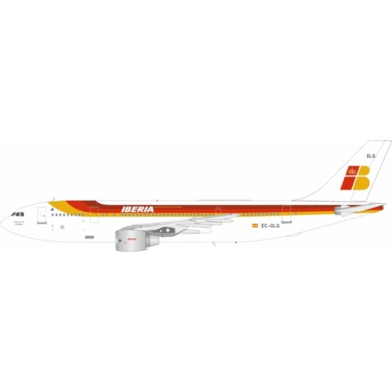 1/200 IBERIA AIRBUS A300B4-120 EC-DLG WITH STAND 1/200 IBERIA AIRBUS A300B4-120 EC-DLG WITH STAND