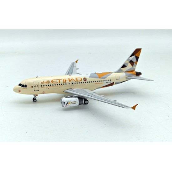 1/200 ETIHAD A319 A6-EIE WITH STAND