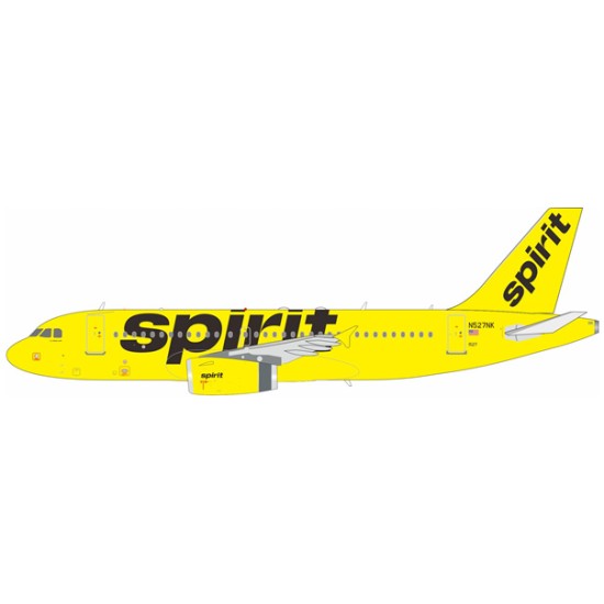 1/200 SPIRIT AIRLINES AIRBUS A319-132 N527NK WITH STAND